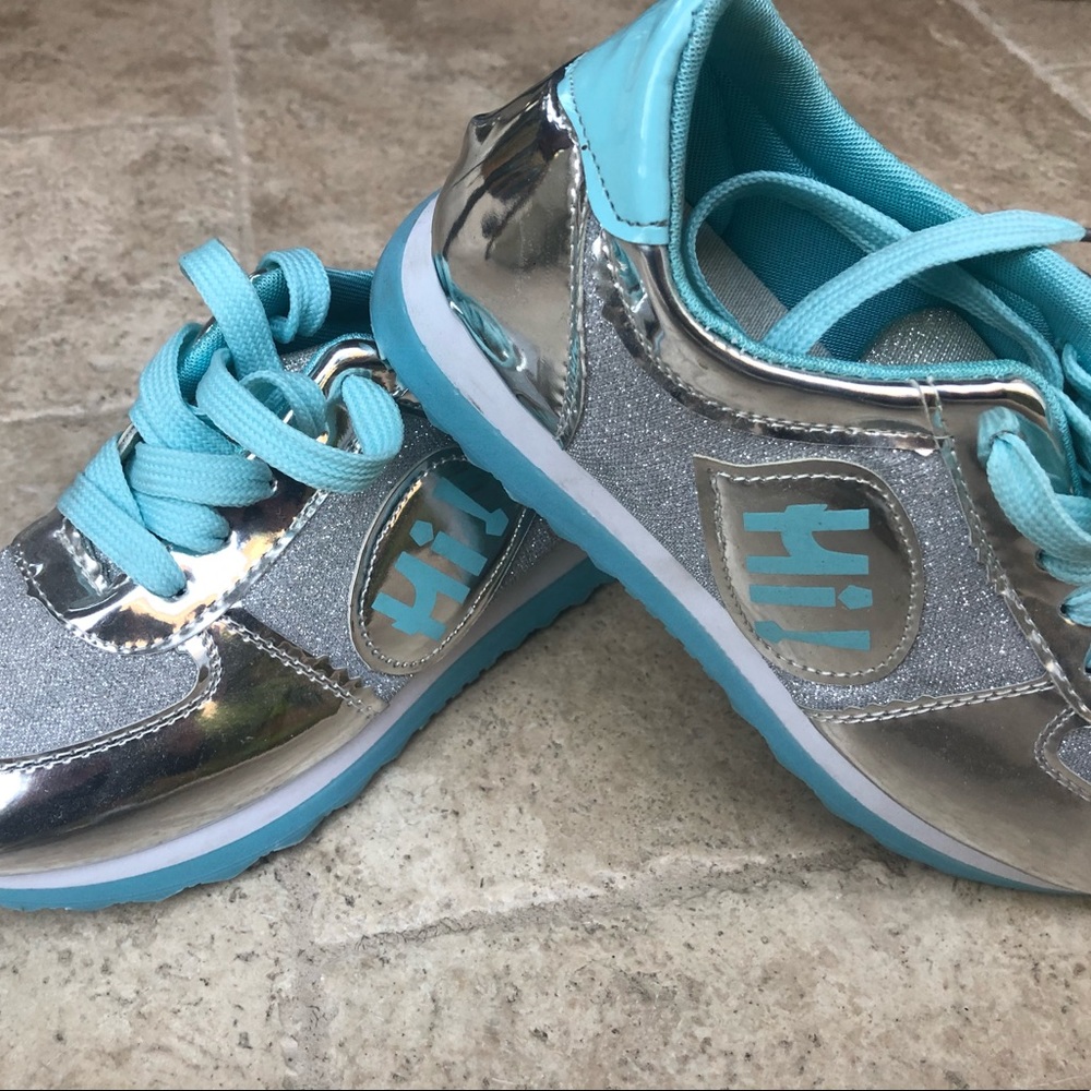 Trendy sparkling shoes